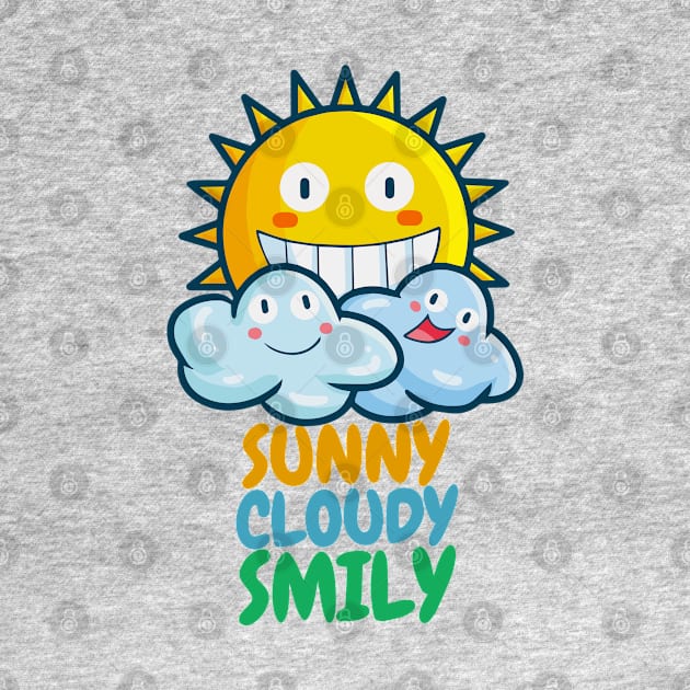 Sunny Cloudy Smily by Jocularity Art